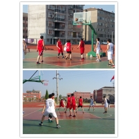 duang~duang~daung~炎熱的夏日來臨時，萬安伙伴們上演了場“速度與激情”的籃球賽