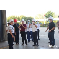國慶節(jié)前夕，市委副書記、代市長林繼軍一行來我公司視察檢查安全生產(chǎn)工作